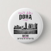 Doha Ronde Button 5,7 Cm (Voorkant)