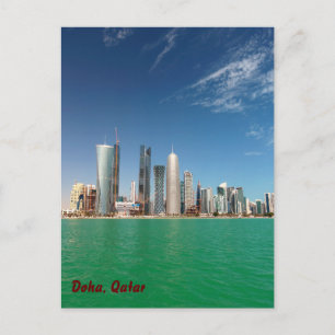 Doha Skyline, 2011 Briefkaart