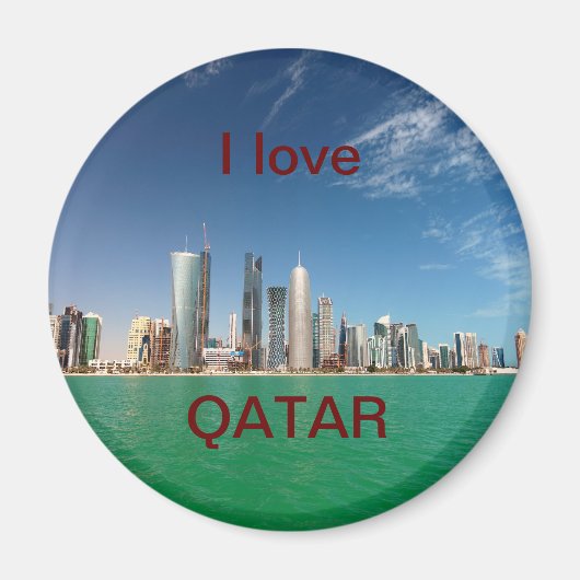 Doha Skyline, 2011 Magneet (Voorkant)