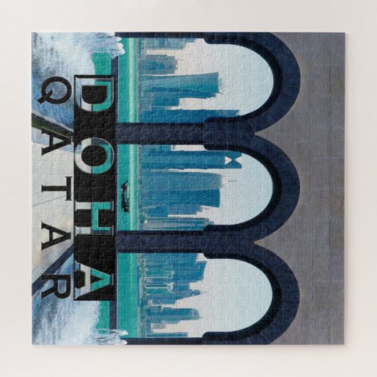 Doha Square Puzzle Legpuzzel (Horizontaal)