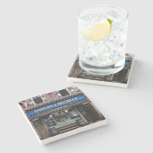 Doheny en Nesbitt, Irish Pub Marble Onderzetter. Stenen Onderzetter (Zijkant)