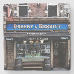 Doheny en Nesbitt, Irish Pub Marble Onderzetter. Stenen Onderzetter