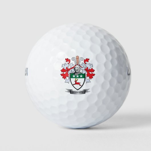 Doherty Coat of Arms Golfballen (Voorkant)