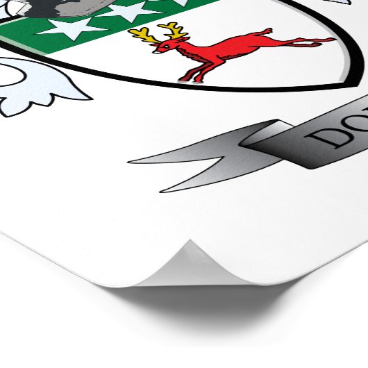 Doherty Coat of Arms Poster (Hoek)