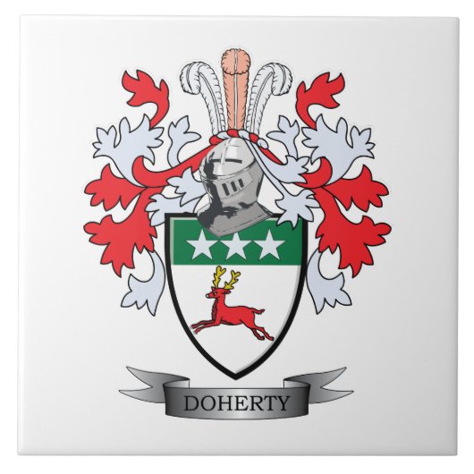 Doherty Coat of Arms Tegeltje (Voorkant)