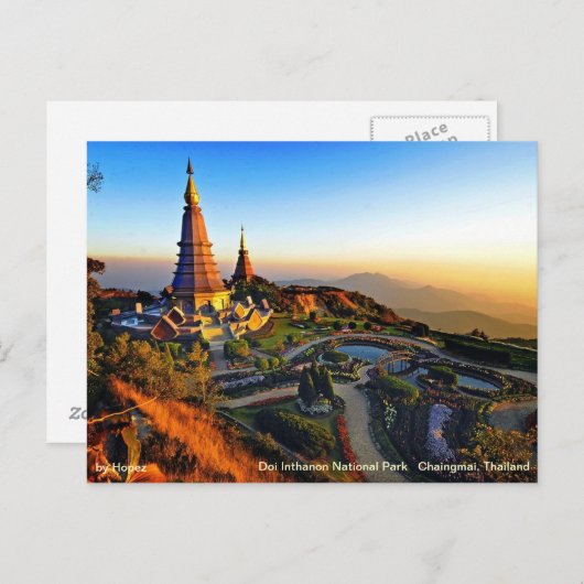 Doi Inthanon V1 Briefkaart (Voorkant / Achterkant)