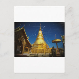 doi suthep tempel in chiangmai briefkaart