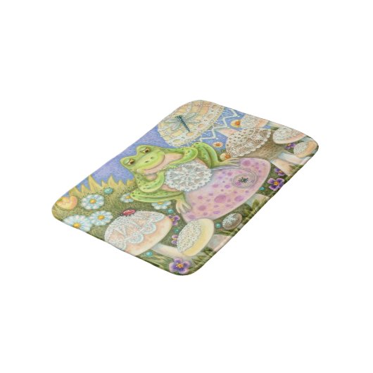 Doilies maken een hap-huis FROG BATH MAT (Gekanteld)