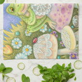 Doilies maken een Hoppy Home FROG 3 KEUKENHANDDOEK (Gevouwen)