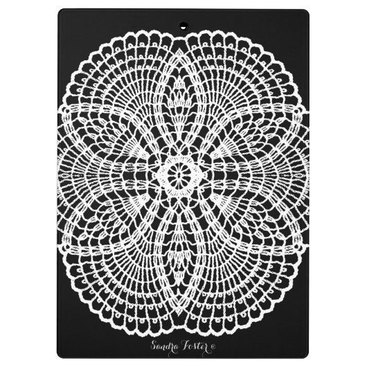 Doily Art Klembord (Achterkant)