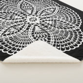 Doily Art Sherpa Blanket Sherpa Deken (3/4)
