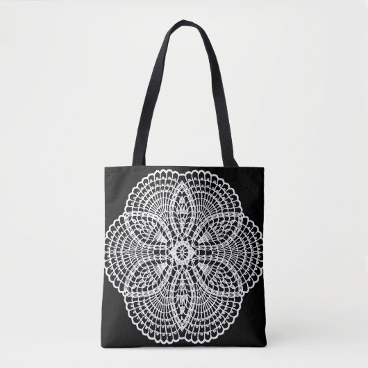 Doily Art Tote Bag (Voorkant)