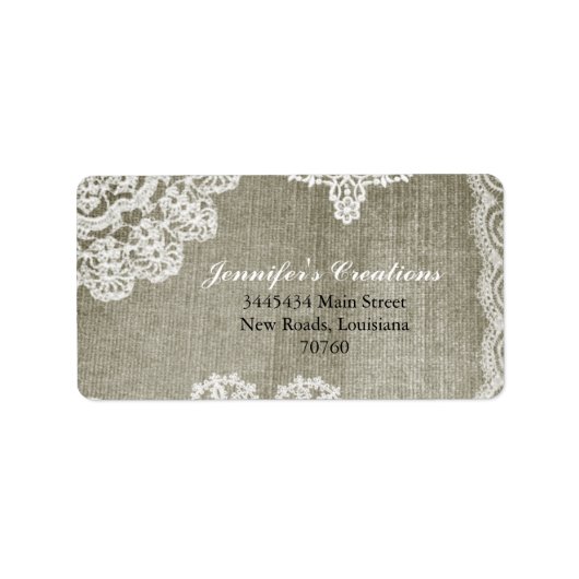 Doily Etiket (Voorkant)