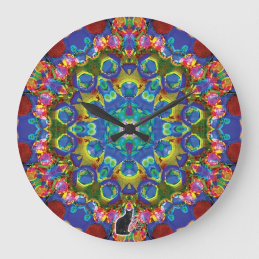 Doily Kaleidoscoop Grote Klok (Voorkant)