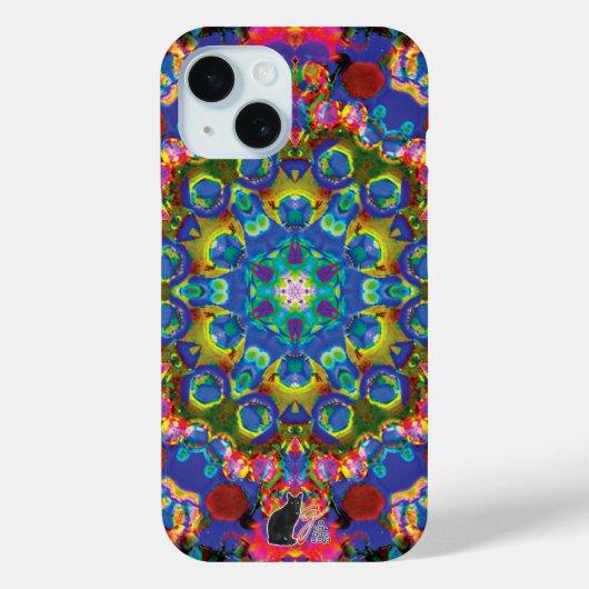 Doily Kaleidoscope iPhone Case (Achterkant)