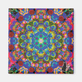 Doily Kaleidoscope Magnet (Voorkant)