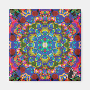 Doily Kaleidoscope Magnet