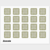 Doily Lace Square Sticker (Vel)