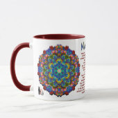 Doily Namaste Kaleidoscoop Mok (Links)