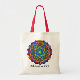 Doily Namaste Kaleidoscoop Tote Bag