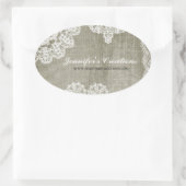 Doily Ovale Sticker (Tas)