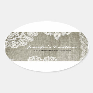 Doily Ovale Sticker