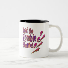 Doin' de Zombie Shuffle Tweekleurige Koffiemok