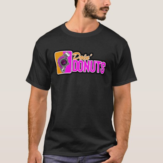 Doin Donuts Car Drifting PS Tuning Lovers T-shirt (Voorkant)