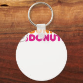 Doin' Donuts - Grappige race- en drift-auto-enthou Sleutelhanger (Voorkant)