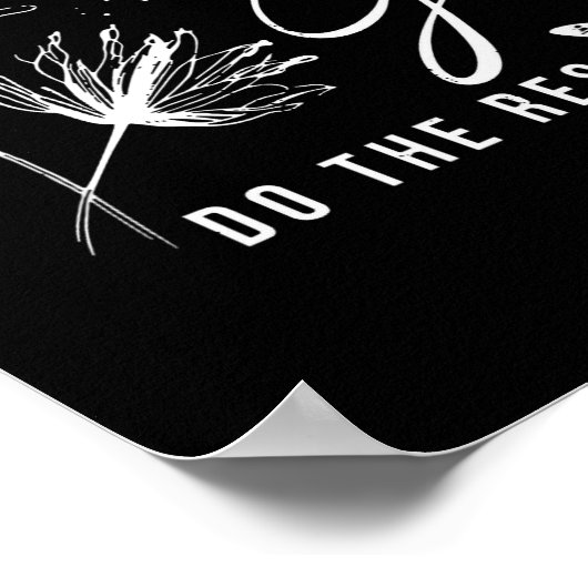 Doing My And Letting God Do The Rest, Bible Quote  Poster (Hoek)