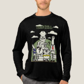 Doing Nothing Is Serious Business Funny Procrastin Tri-Blend Shirt (Voorkant volledig)