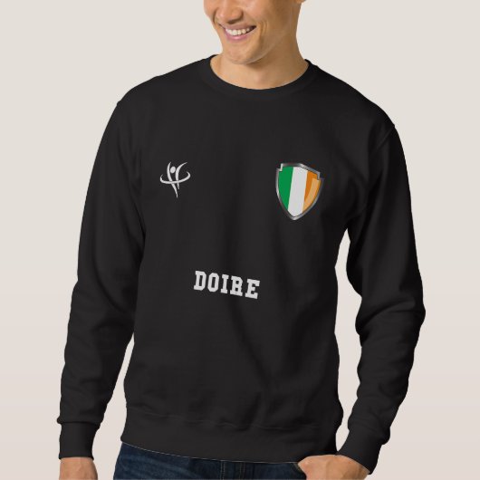 DOIRE Ierland Vintage Sport Trui (Voorkant)