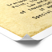 DOJ Identificatiebevel 1217 John Dillinger Poster (Hoek)