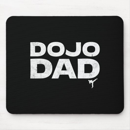 Dojo Dad Martial Arts Funny Father's Day Gift For  Muismat (Voorkant)