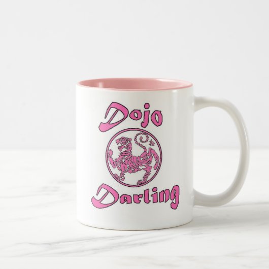 Dojo Darling Mok-Roze 2 tone Tweekleurige Koffiemok (Rechts)