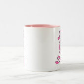 Dojo Darling Mok-Roze 2 tone Tweekleurige Koffiemok (Center)
