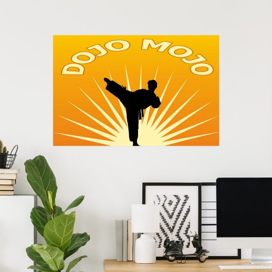Dojo Mojo Poster (Thuiskantoor)