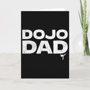 Dojo Papa Martial Arts Grappige Vaderdag Cadeau Vo Kaart