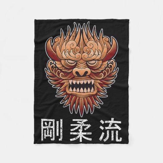 Dojo Training Karate Beste Legacy Van Traditionele Fleece Deken (Voorkant)