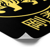 Dojo Training Karate Beste Legacy Van Traditionele Poster (Hoek)