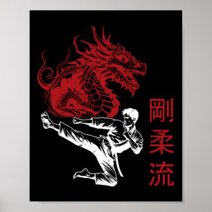 Dojo Training Karate Beste Legacy Van Traditionele Poster