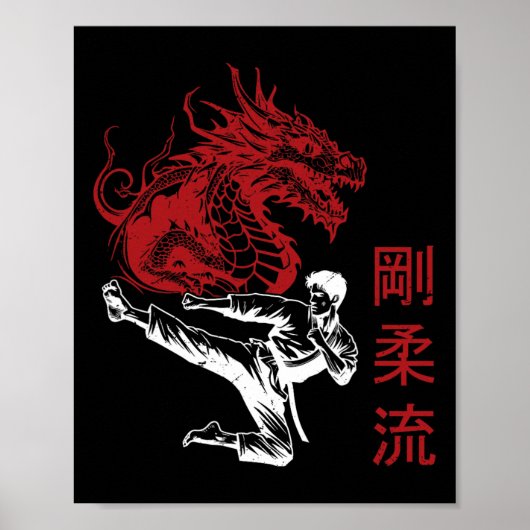 Dojo Training Karate Beste Legacy Van Traditionele Poster (Voorkant)