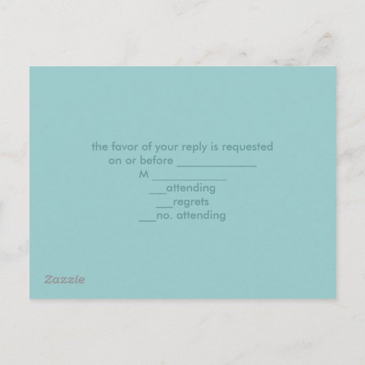 dok hout strand anker nautisch trouwfeest rsvp uitnodiging briefkaart (Achterkant)