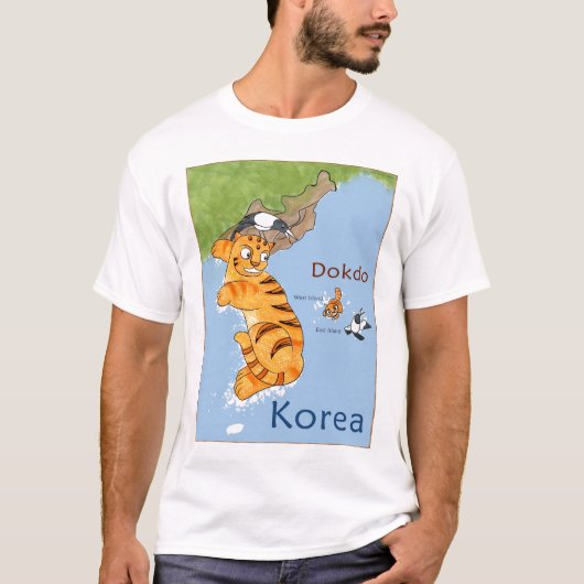 Dokdo, Korea T-shirt (Voorkant)