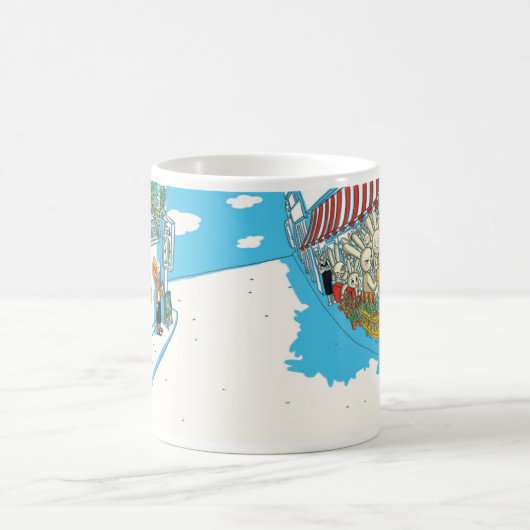 Doki en Nabi's Walk Koffiemok (Center)