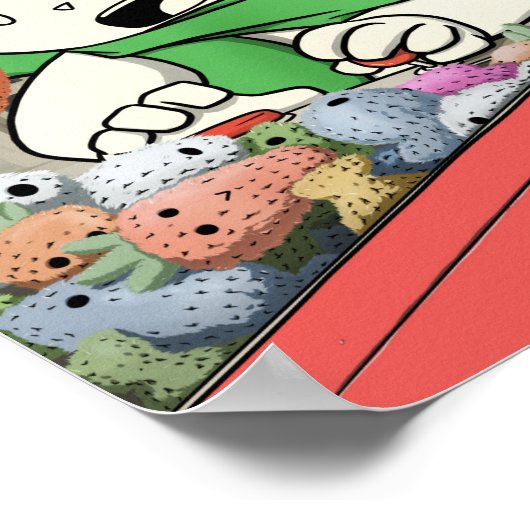 Doki & Nabi Claw Crane Poster (Hoek)