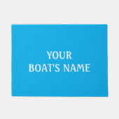 Dokmat met naam van boot deurmat (Voorkant)