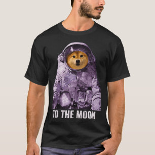 Dokoen aan de moonkoepelkoe in de premie t-shirt