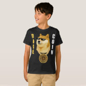 Dokoen, Cryptocurrency Thug Doge Gansta Crypto A T-shirt (Voorkant volledig)