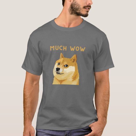Dokoetin Much Wow Cryptocurrency T-shirt (Voorkant)